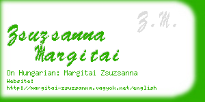 zsuzsanna margitai business card